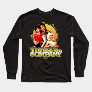 Retro Threes company 80s Long Sleeve T-Shirt